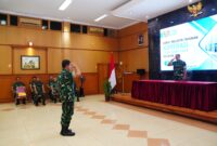 Wakil Kepala Pusat Penerangan (Wakapuspen) TNI Brigjen TNI (Mar) Freddy Ardianzah mewakili Kapuspen TNI membuka Rapat Anggota Tahunan