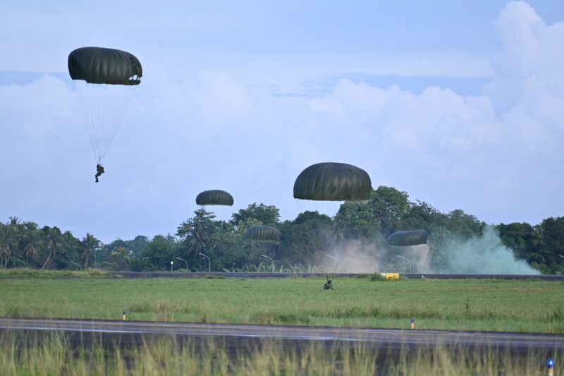Lanud Sultan Hasanuddin mendukung pelaksanaan latihan Terjun Penyegaran (Jungar) Prajurit Wing Komando II Pasukan Gerak Cepat