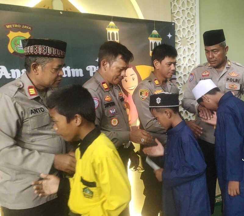 Kapolsek Kawasan Sunda Kelapa AKP Hitler Napitupulu, S.H., M.H., kembali mengukuhkan komitmennya terhadap kepedulian sosial