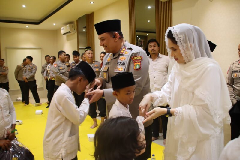 Polres Pelabuhan Tanjung Priok menggelar peringatan Isra’ Mi’raj Nabi Muhammad SAW 1446 H/2025 M dan santunan