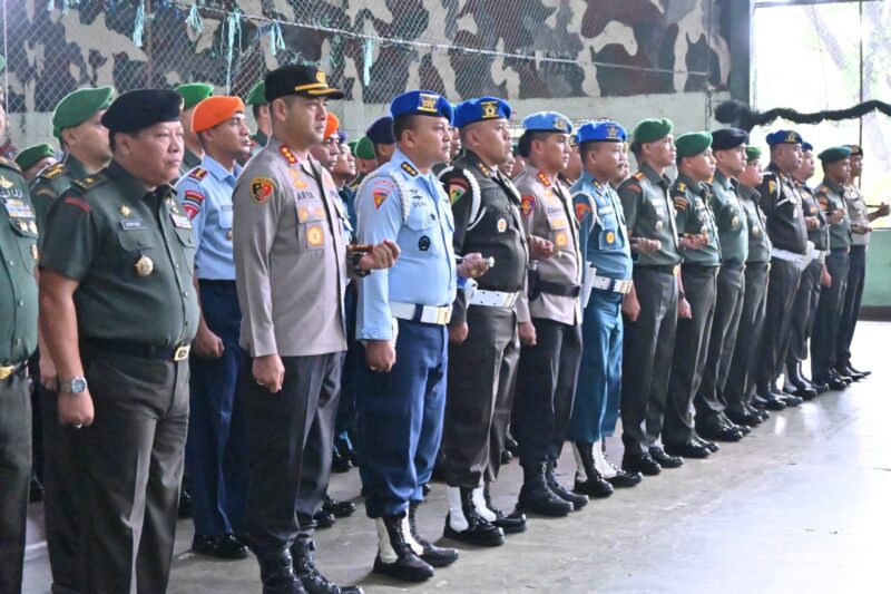 Upacara Pembukaan Operasi Gaktib dan Yustisi TA 2025, bertempat di Aula Serba Guna Kodam XIV/Hsn Jl. Urip Sumoharjo