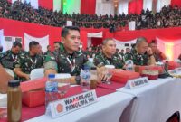 Komandan Lanud Sultan Hasanuddin Marsma TNI Arifaini Nur Dwiyanto, M.Han., menghadiri Rapat Pimpinan (Rapim) TNI