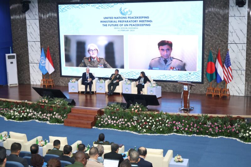 Kegiatan United Nations Peacekeeping Ministerial (UNPM) Preparatory Meeting yang diselenggarakan di Pusat Misi Pemeliharaan Perdamaian (PMPP) TNI