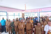 Danramil 1710-07/Mapurujaya, Lettu Inf Ahmad Saleh melaksanakan kegiatan Musrenbang tingkat distrik