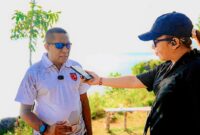 Danrem 151/Binaiya Brigadir Jenderal TNI Antoninho Rangel da Silva, S.IP., M.Han menjelaskan peresmian lapangan tenis tersebut sudah dilakukan