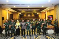 Asisten Teritorial (Aster) Panglima TNI Mayjen TNI Mohamad Naudi Nurdika, S.I.P., M.Si., M.Tr.(Han)., membuka acara Komunikasi Sosial