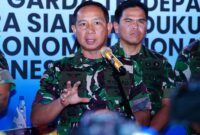 Panglima TNI Jenderal TNI Agus Subiyanto didampingi para Kepala Staf Angkatan, secara resmi membuka Rapat Pimpinan (Rapim) TNI