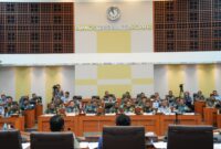 Panglima TNI Jenderal TNI Agus Subiyanto menghadiri Rapat Dengar Pendapat (RDP) dengan Komisi I DPR RI terkait Rancangan Undang-Undang