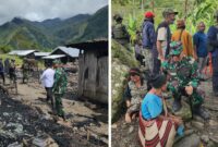 Komandan Kodim 1715/Yahukimo, Letkol Inf Tommy Yudistyo, S.Sos., M.Han, bersama Forkopimda Yahukimo, mengunjungi Distrik Anggruk