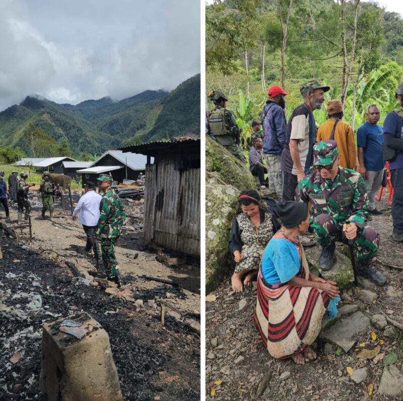 Komandan Kodim 1715/Yahukimo, Letkol Inf Tommy Yudistyo, S.Sos., M.Han, bersama Forkopimda Yahukimo, mengunjungi Distrik Anggruk