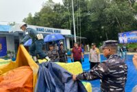 Sub Satgas Penyelundupan TNI kembali berhasil menggagalkan penyelundupan ballpress yang berisi pakaian bekas impor