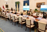 Rapat Terbatas (Ratas) yang dipimpin oleh Presiden RI Prabowo Subianto, bertempat di Istana Merdeka, Jl. Medan Merdeka Utara, Jakarta Pusat