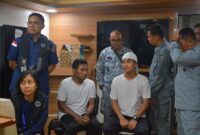 Dua nelayan asal Indonesia telah diserahterimakan oleh Pemerintah Malaysia lewat Agensi Penguatkuasaan Maritim Malaysia