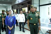 Panglima TNI Jenderal TNI Agus Subiyanto menerima kunjungan Ketua Badan Pemeriksa Keuangan (BPK) RI, Dr. Ir. Isma Yatun