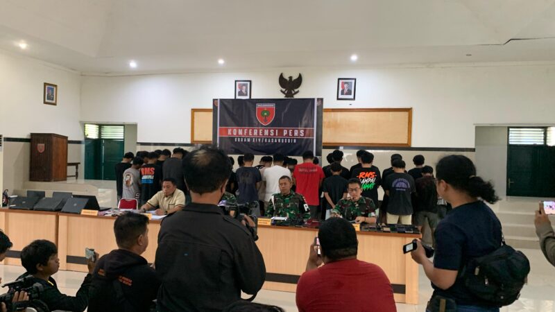 Tim Khusus Gabungan Intelijen Kodam XIV/Hasanuddin berhasil mengungkap kasus penipuan digital berskala besar