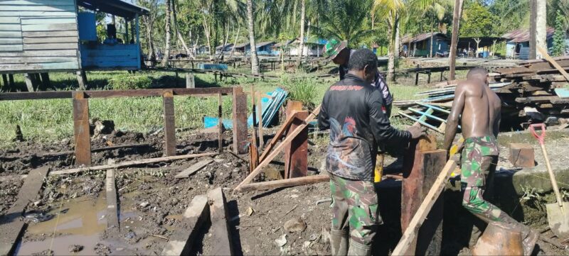 TMMD Reguler telah memasuki ke-124 dan Kodim 1710/Mimika merupakan salah satu yang menerima program