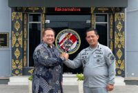 Kepala Pangkalan Bakamla Batam Kolonel Bakamla Agus Sriyanto, S.E., M.Tr.Hanla, menerima kunjungan dari Konsulat Amerika Serikat