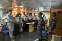 Bakamla RI melalui Direktorat Latihan menggelar Latihan Kesiapan Tugas Tingkat I dan II Tahun 2025 bagi KN. Bintang Laut-401