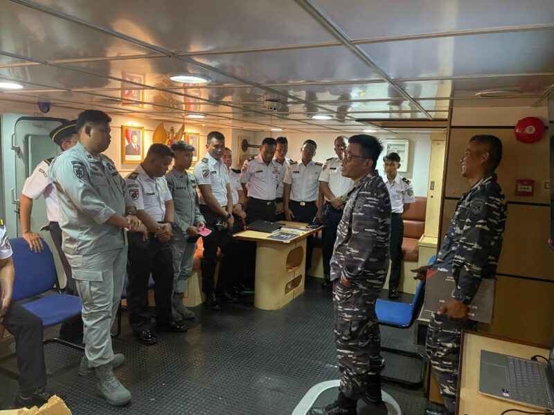 Bakamla RI melalui Direktorat Latihan menggelar Latihan Kesiapan Tugas Tingkat I dan II Tahun 2025 bagi KN. Bintang Laut-401