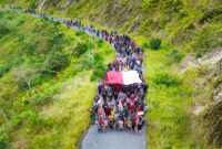 Satgas Pamtas Kewilayahan Yonif 715/Motuliato mengajak jajaran Aparat Keamanan (Apkam) yang ada di Puncak Jaya, bersama dengan seluruh elemen masyarakat