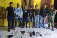 Kodim 1608/Bima melalui Koramil 1608-04/Woha bersama Unit Intel berhasil menggagalkan peredaran narkoba di kawasan tambak Desa Penapali