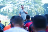 Panglima TNI Jenderal TNI Agus Subiyanto memberikan pembekalan langsung kepada para calon Komandan Brigade Infanteri, Komandan Batalyon (Danyon), dan Wakil Komandan Batalyon