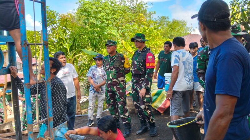 Tim Pengawasan dan Evaluasi (Wasev) Kolonel Inf Wawan Setiawan dan Kapten Inf Ujang Suryadi melaksanakan peninjauan