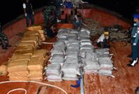 Tim Fleet One Quick Response (F1QR) Pangkalan TNI AL Tanjung Balai Karimun (TBK) berhasil menggagalkan aksi penyelundupan narkotika