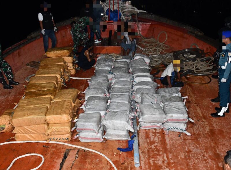 Tim Fleet One Quick Response (F1QR) Pangkalan TNI AL Tanjung Balai Karimun (TBK) berhasil menggagalkan aksi penyelundupan narkotika