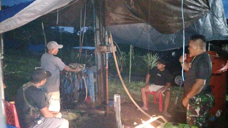 Satgas TMMD ke-124 Kodim 1501/Ternate di Desa Peot, Kec. Sahu, Kab. Halmahera Barat menunjukkan semangat juang yang tinggi