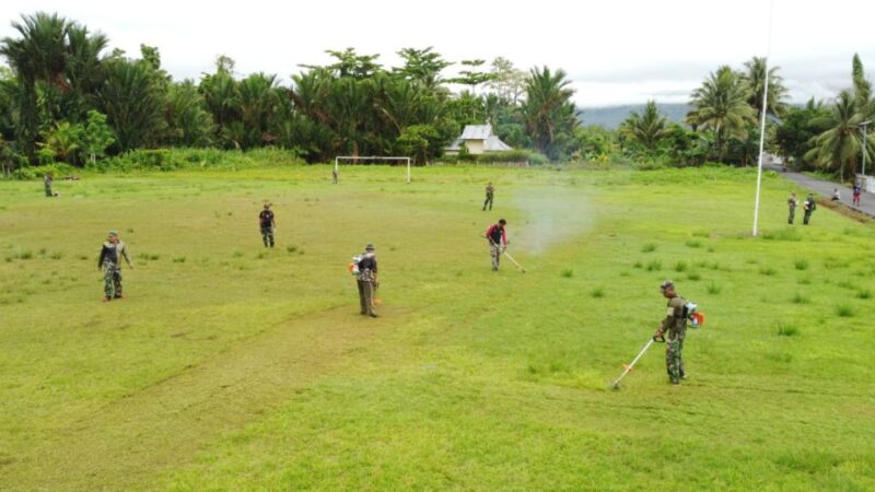 Satuan Tugas (Satgas) TNI Manunggal Membangun Desa (TMMD) Ke-124 Kodim 1501/Ternate melakukan persiapan matang