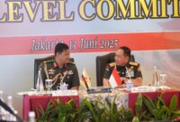 Panglima TNI Jenderal TNI Agus Subiyanto memimpin sidang High Level Committee (HLC) ke-5 Brunei Darussalam - Indonesia