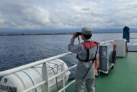 Stasiun Bakamla Bali melalui unsur Rigid Hull Inflatable Boat (RHIB) 87-04 turut tergabung dalam operasi SAR Gabungan