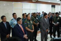 Rapat Kerja bersama Komisi I DPR RI dengan agenda Pembahasan Kondisi Geopolitik dan Skema Pertahanan Indonesia