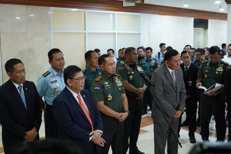 Rapat Kerja bersama Komisi I DPR RI dengan agenda Pembahasan Kondisi Geopolitik dan Skema Pertahanan Indonesia