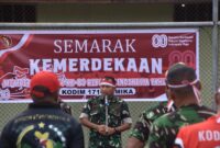 Kodim 1710/Mimika akan menggelar rangkaian kegiatan perlombaan dan bakti sosial