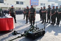 Komandan Paspampres (Danpaspampres) Mayjen TNI Edwin Adrian Sumantha memimpin langsung apel gelar pasukan