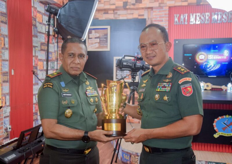 Pangdam XV/Pattimura, Mayjen TNI Putranto Gatot Sri Handoyo, memberikan apresiasi tinggi kepada Sang Danrem
