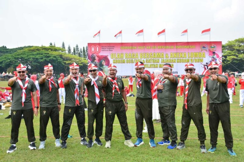 Korem 083/Baladhika Jaya bersama jajaran TNI AD Kodam V/Brawijaya menggelar Gebyar HUT ke-80