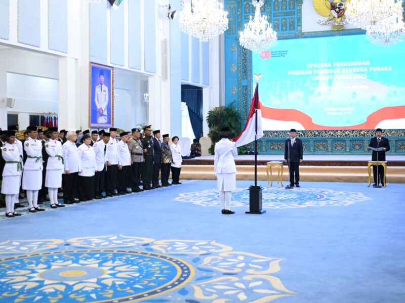 Wakil Panglima TNI Jenderal TNI Tandyo Budi Revita menghadiri Upacara Pengukuhan Pasukan Pengibar Bendera Pusaka (Paskibraka) Tingkat Pusat