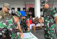 Program TNI Manunggal Membangun Desa (TMMD) ke-125 yang dilaksanakan di Buru Selatan, Pulau Buru, resmi ditutup