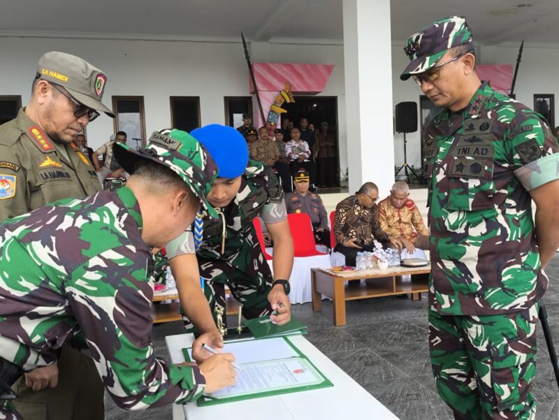 Program TNI Manunggal Membangun Desa (TMMD) ke-125 yang dilaksanakan di Buru Selatan, Pulau Buru, resmi ditutup