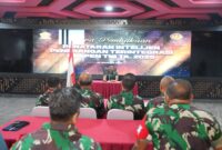 Kapuspen TNI Mayjen TNI Kristomei Sianturi membuka secara resmi Penataran Penerangan Terintegrasi Puspen TNI T.A 2025