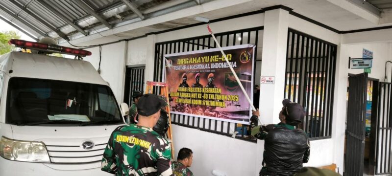 Kodim 1710/Mimika menyelenggarakan rangkaian kegiatan Bakti Teritorial Prima tahun 2025