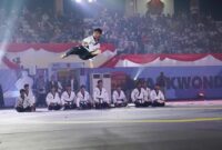 Wakil Panglima TNI Jenderal TNI Tandyo Budi R secara resmi membuka International Taekwondo Championship Panglima TNI Cup 2025