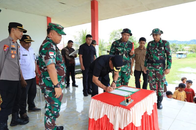 Program TNI Manunggal Membangun Desa (TMMD) ke-126 Tahun 2025 secara resmi dibuka oleh Wali Kota Tidore Kepulauan, Muhammad Sinen, S.E.