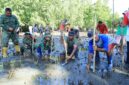 Satgas TNI Manunggal Membangun Desa (TMMD) ke-126 Kodim 1505/Tidore melaksanakan kegiatan penghijauan dengan menanam pohon mangrove