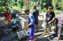 Satgas TMMD terus bekerja keras menuntaskan pembangunan sumur air bersih di Desa Tagalaya, Kecamatan Oba Selatan