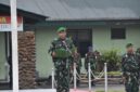 Kodim 1710/Mimika menggelar upacara pengibaran bendera yang dipimpin langusng oleh Dandim 1710/Mimika Letkol Inf M. Slamet Wijaya