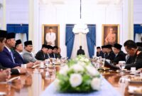 Acara pelantikan Komisi Percepatan Reformasi Kepolisian yang dipimpin langsung oleh Presiden Republik Indonesia Prabowo Subianto